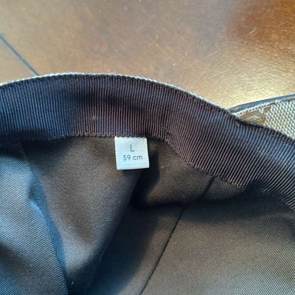 Gucci Tan and Brown Monogram Hat - Picture 6 of 9